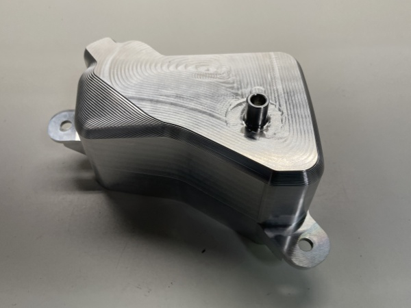 Tangki Pengembangan Aluminium 5-Axis CNC Milled Tersuai 