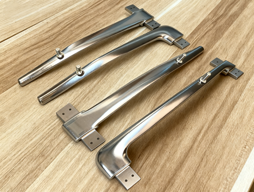 Aangepaste ADC12 aluminium spuitgietmeubelpoten voor buitendeurmeubilair